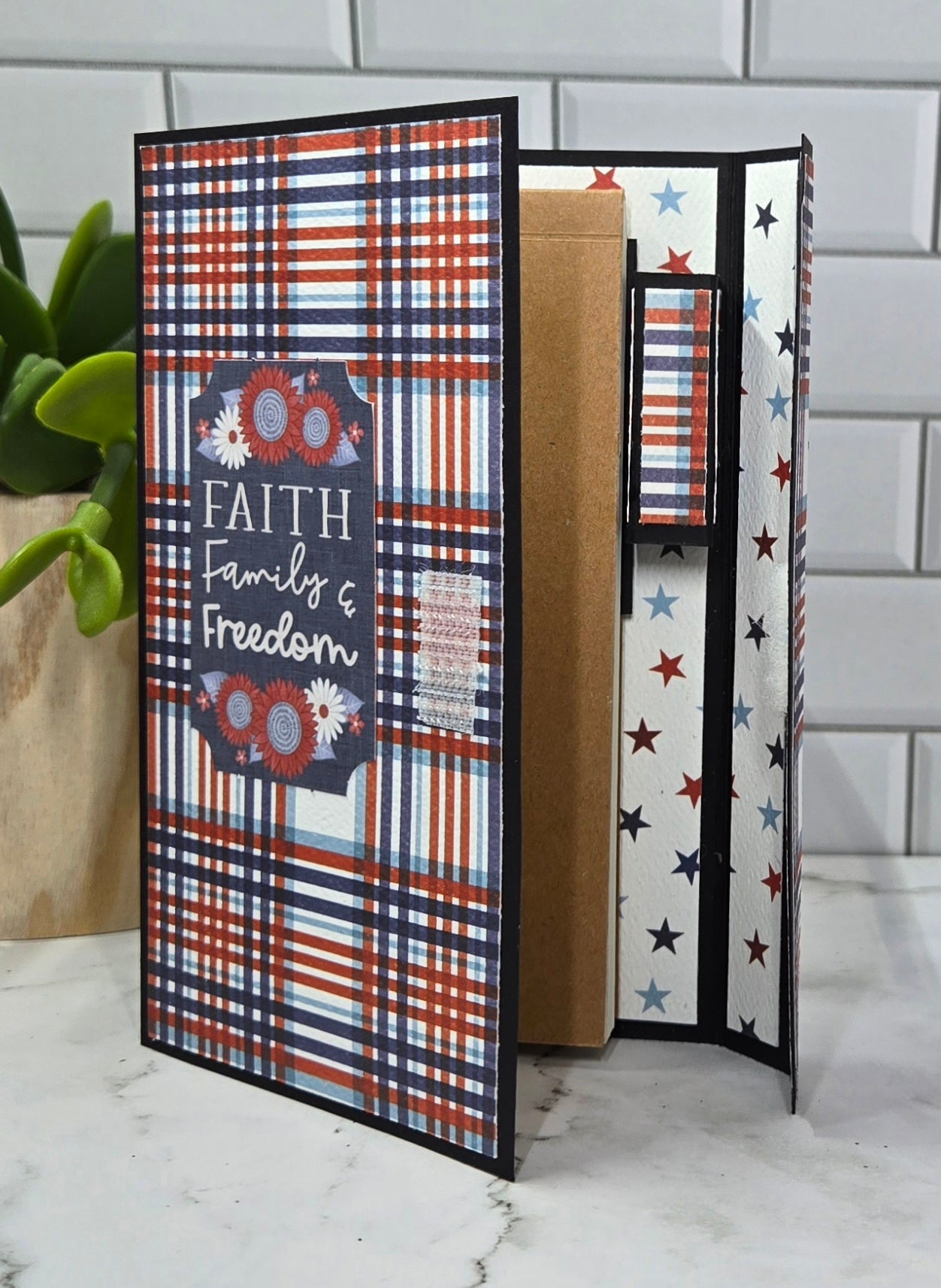 Mini Notepad Holder - America